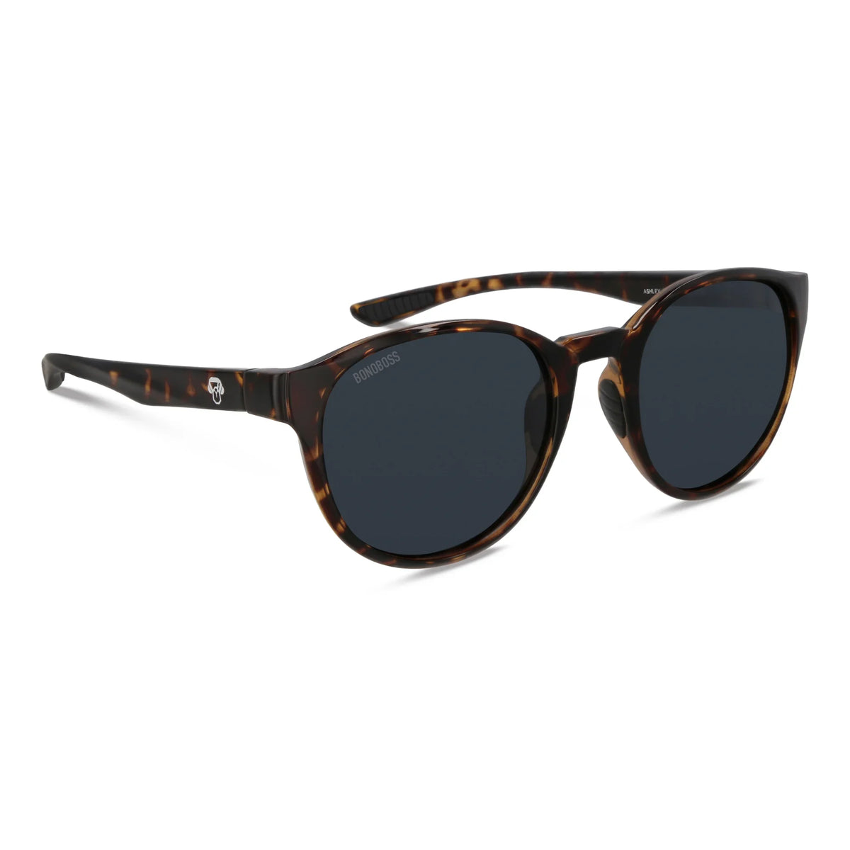 Ashley round polarized sunglasses in recycled plastic, sport collection · ReFramed, photo 10 of 10