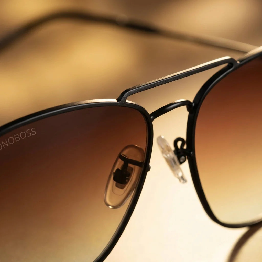 Commander Reverse aviator sunglasses, stainless steel and bio-acetate · ReFramed, photo 27 of 27