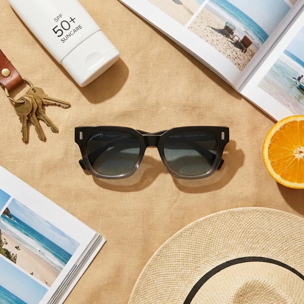 Osorno RPET Rectangular Polarized Sunglasses in Recycled Plastic