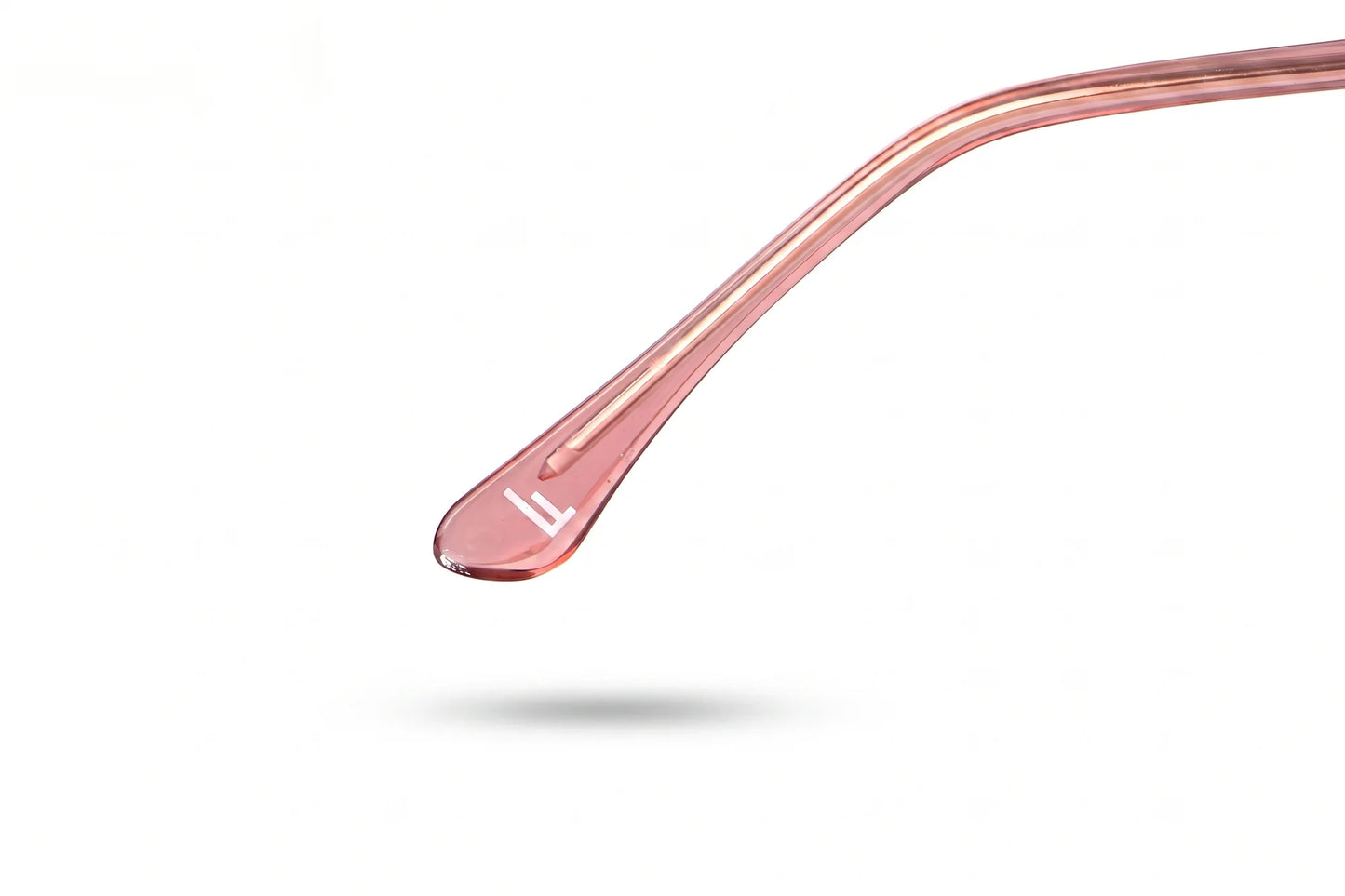 Fiore 3839 optical frame, Pink Gold, logo