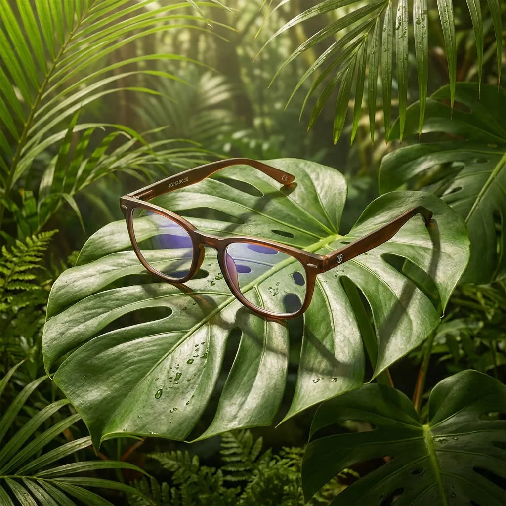 Lennox Island Caramel recycled plastic reading glasses, caramel frame · ReFramed, photo 11 of 11