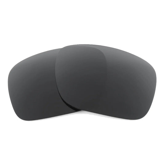 Pair of gray replacement lenses for Ray-Ban Round Metal RB3447 sunglasses, shown alone before fitting · ReFramed