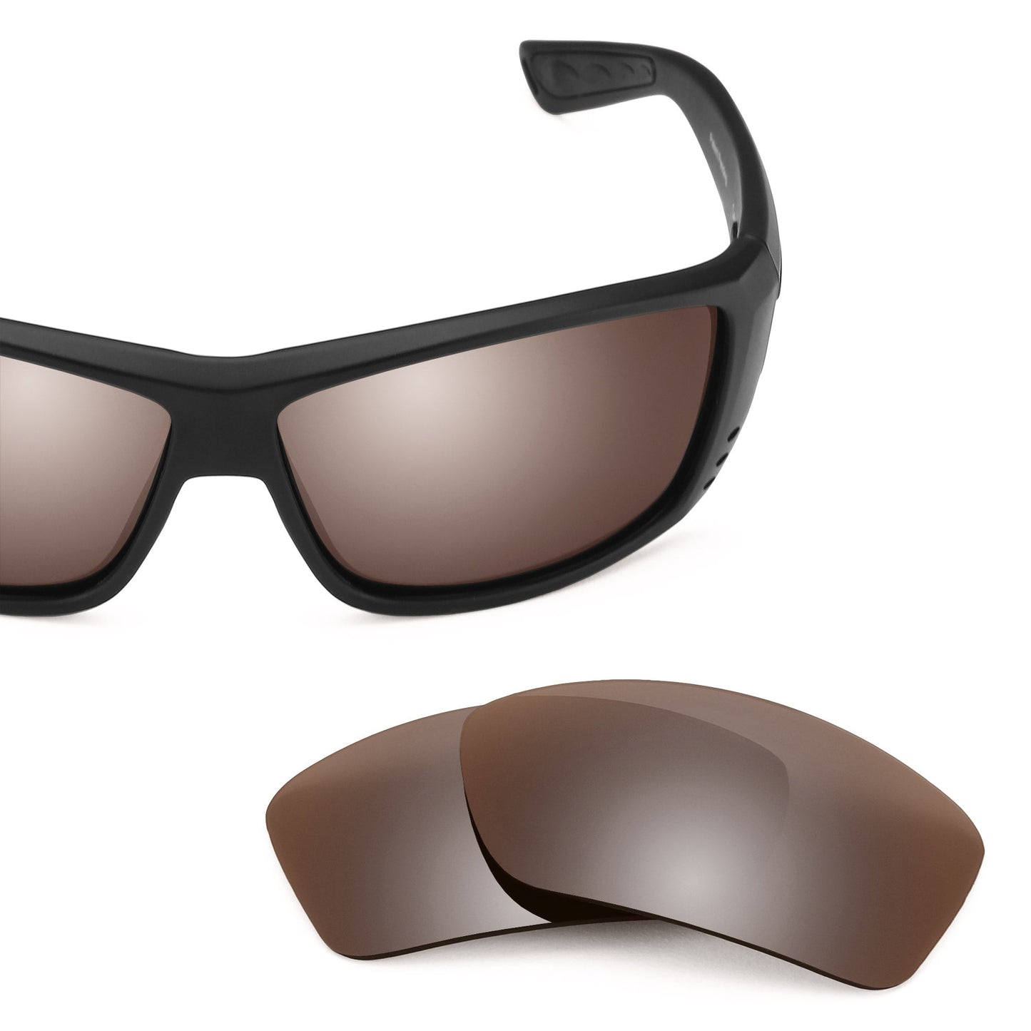 Costa Cat Cay replacement lenses — Flash Bronze MirrorShield® polarized sunglass lens, 100% UV | ReFramed