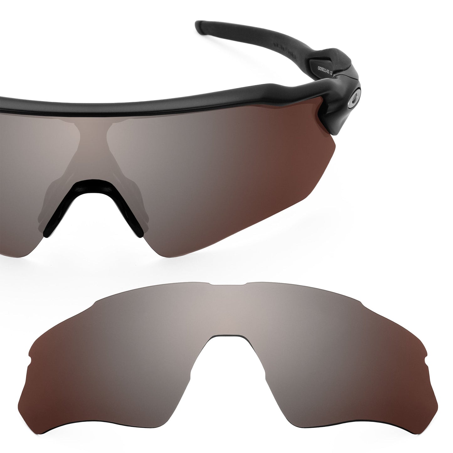 Oakley Radar EV Path OO9208 replacement lenses — Flash Bronze MirrorShield® polarized sunglass lens, 100% UV | ReFramed