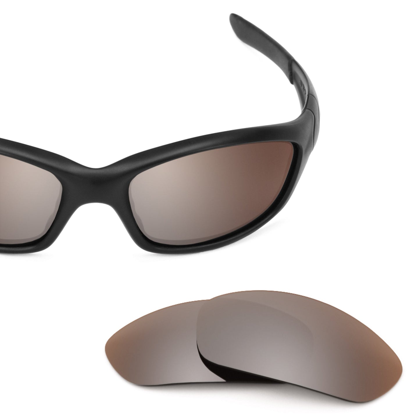Oakley Straight Jacket (2007) OO9038 replacement lenses in Flash Bronze MirrorShield® — polarized, 100% UV | ReFramed