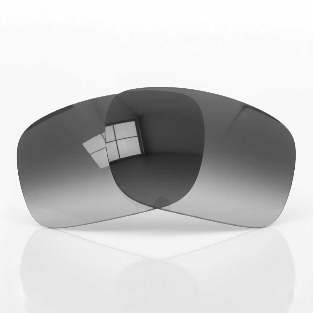 Oakley Holbrook OO9102 replacement lenses — Gradient Gray polarized sunglass lens, 100% UV | ReFramed