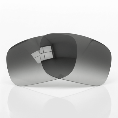 Oakley Holbrook OO9102 replacement lenses — Gradient Gray polarized sunglass lens, 100% UV | ReFramed