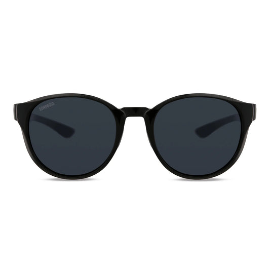 Ashley round polarized sunglasses in recycled plastic, sport collection · ReFramed, photo 1 of 10