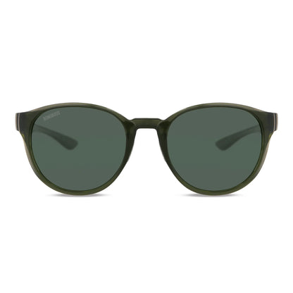 Ashley round polarized sunglasses in recycled plastic, sport collection · ReFramed, photo 7 of 10