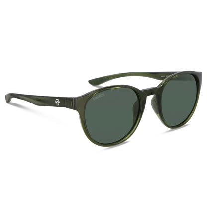 Ashley round polarized sunglasses in recycled plastic, sport collection · ReFramed, photo 8 of 10