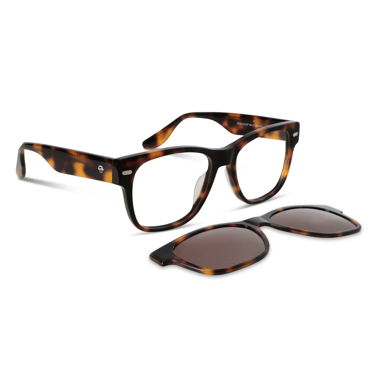 Acacia Clip Acetato + Antirrayas Lentes Orgánicas Filtro Azul