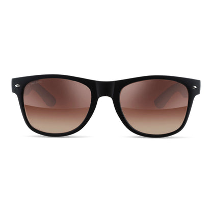 Acacia Dark Designer's wayfarer-style polarized sunglasses in recycled plastic · ReFramed, photo 5 of 30