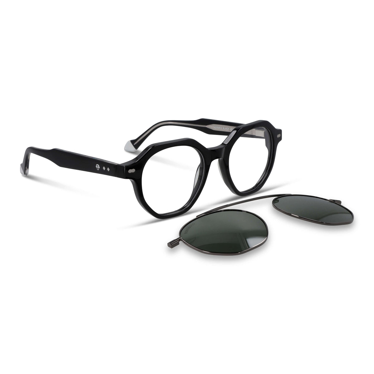Hermes geometric bio-acetate reading glasses · ReFramed, photo 4 of 32
