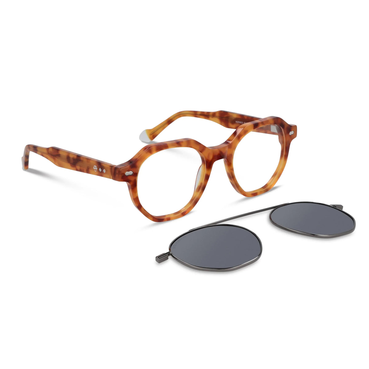 Hermes geometric bio-acetate reading glasses · ReFramed, photo 8 of 32
