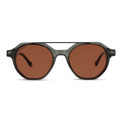 Hermes geometric bio-acetate reading glasses · ReFramed, photo 3 of 32