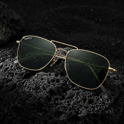 Commander Reverse aviator sunglasses, stainless steel and bio-acetate · ReFramed, photo 19 of 27