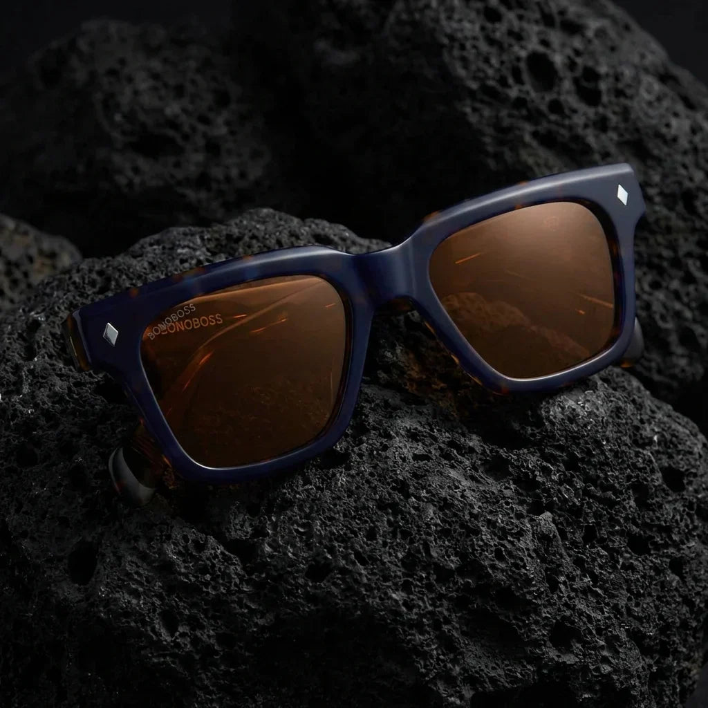 Bruno wayfarer-style polarized sunglasses in bio-acetate · ReFramed, photo 19 of 30
