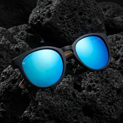 Meli Dark Round Polarized Sunglasses