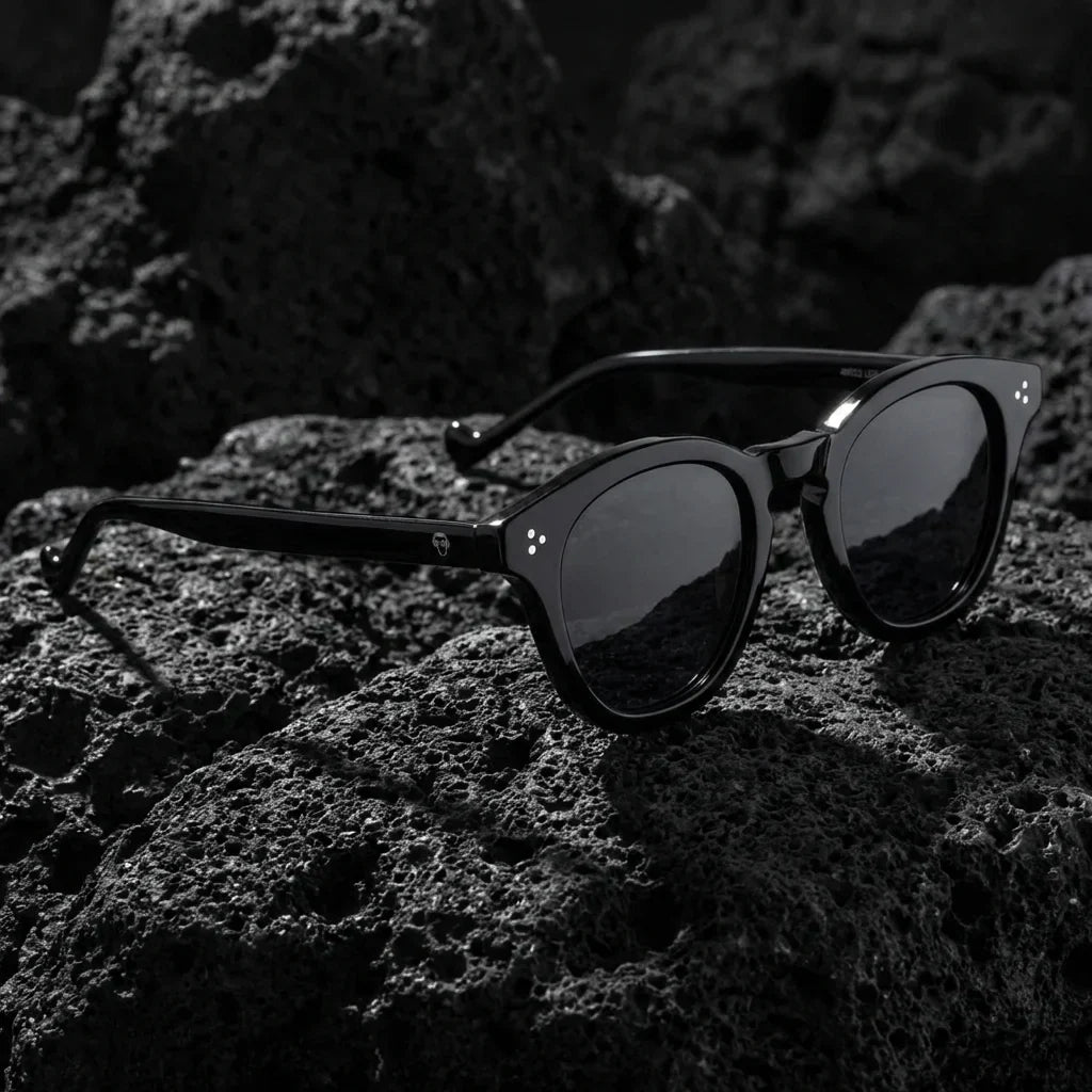 Lenga oval sunglasses with polarized lenses, bio-acetate frame · ReFramed, photo 17 of 30