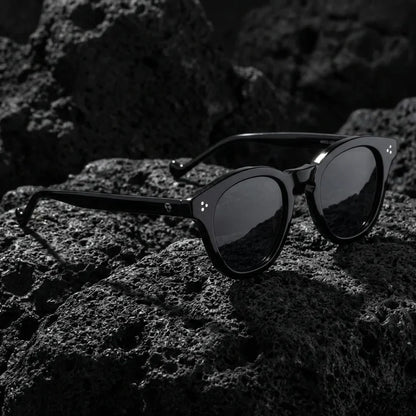 Lenga oval sunglasses with polarized lenses, bio-acetate frame · ReFramed, photo 17 of 30
