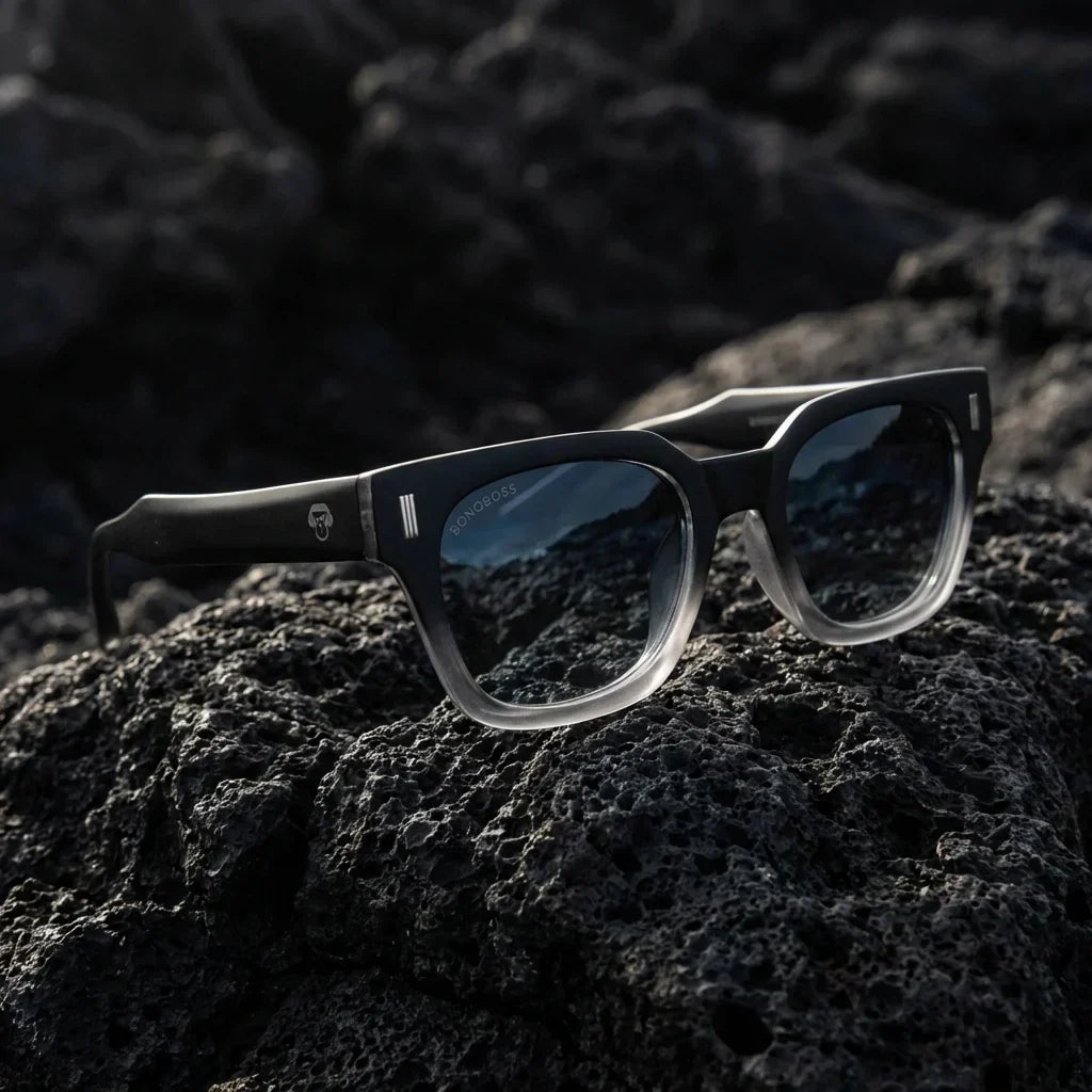 Osorno RPET Rectangular Polarized Sunglasses in Recycled Plastic