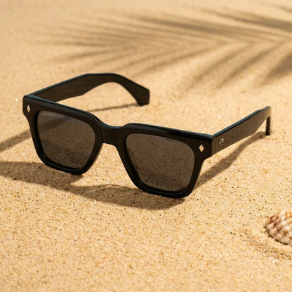 Bruno wayfarer-style polarized sunglasses in bio-acetate · ReFramed, photo 30 of 30
