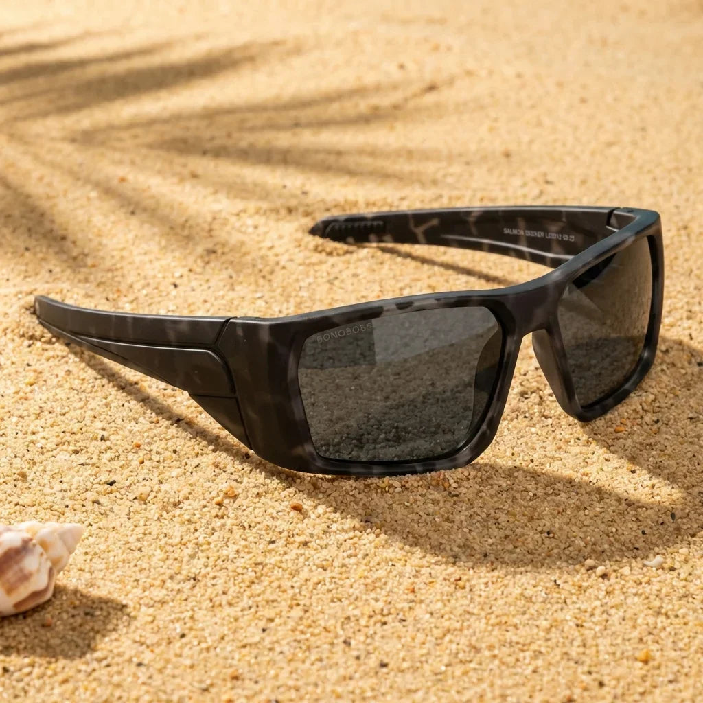 Salmon Seeker sport sunglasses with polarized lenses, TR90 frame · ReFramed, photo 16 of 30