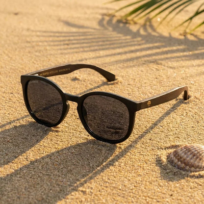 Meli Dark Round Polarized Sunglasses