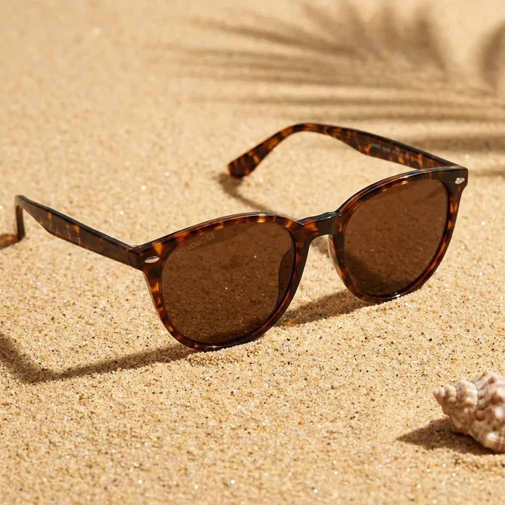 Henua cat eye sunglasses with polarized lenses, bio-acetate frame · ReFramed, photo 26 of 30
