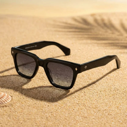 Bruno Wayfarer-Style Polarized Sunglasses in Bio-Acetate