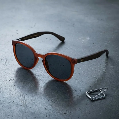 Meli Wine Round Polarized Sunglasses