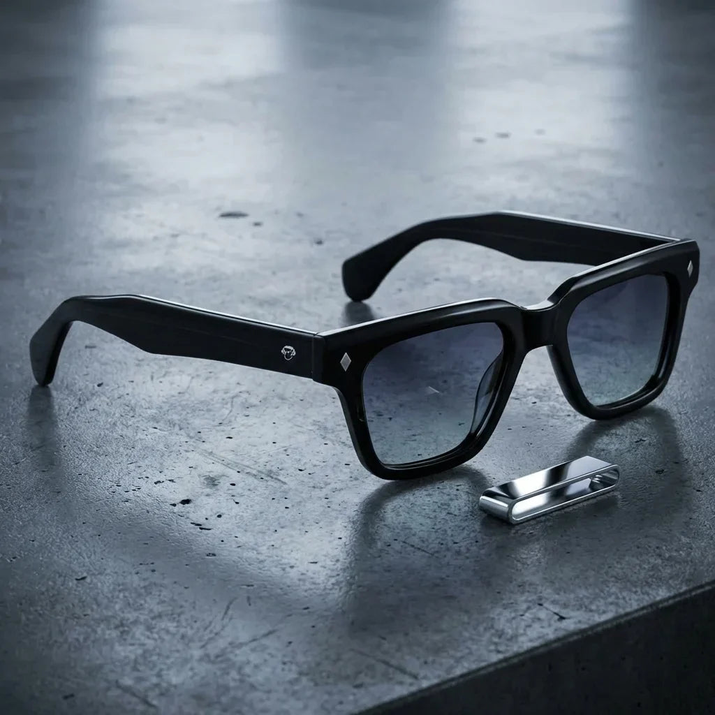 Bruno Wayfarer-Style Polarized Sunglasses in Bio-Acetate