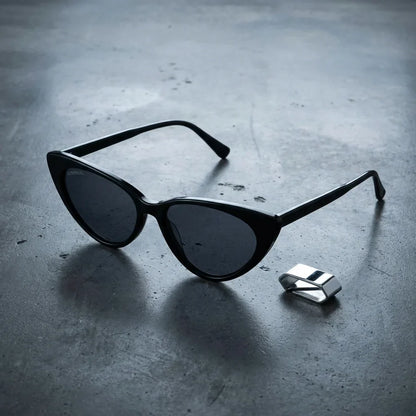 Audrey Red cat eye polarized sunglasses in bio-acetate, retro style · ReFramed, photo 21 of 27