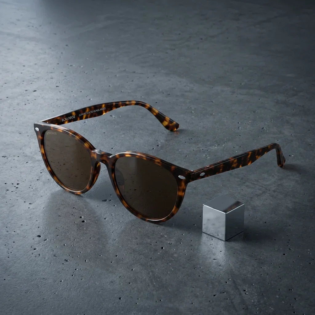 Henua cat eye sunglasses with polarized lenses, bio-acetate frame · ReFramed, photo 27 of 30