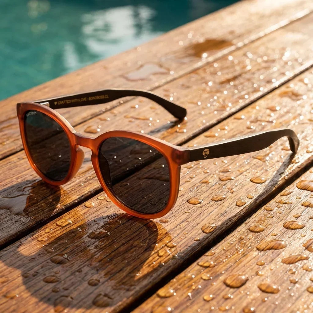 Meli Wine Round Polarized Sunglasses