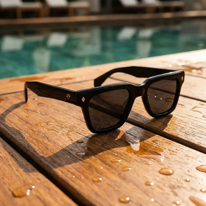 Bruno Wayfarer-Style Polarized Sunglasses in Bio-Acetate