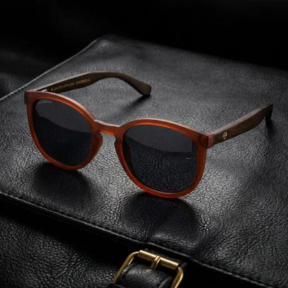 Meli Wine Round Polarized Sunglasses