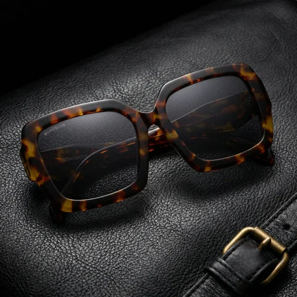 Alaska rectangular polarized sunglasses, bio-acetate frame · ReFramed, photo 29 of 30