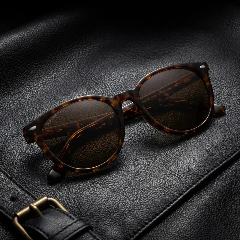 Henua cat eye sunglasses with polarized lenses, bio-acetate frame · ReFramed, photo 21 of 30