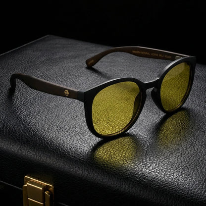 Meli Dark Round Polarized Sunglasses