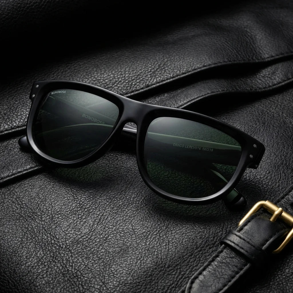GirlFriend Reverse wayfarer-style polarized sunglasses in bio-acetate · ReFramed, photo 9 of 30
