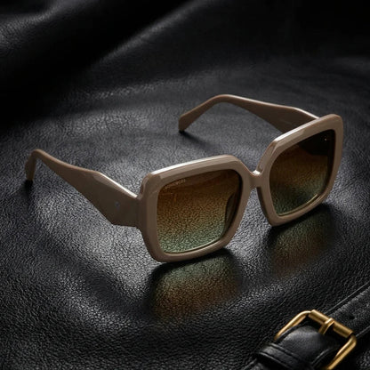 Alaska Rectangular Polarized Sunglasses in Bio-Acetate