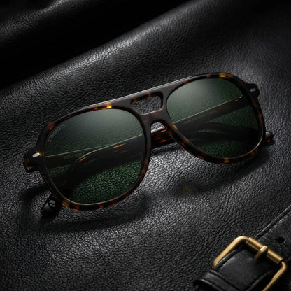 Orson E.D aviator polarized sunglasses, bio-acetate frame · ReFramed, photo 12 of 30