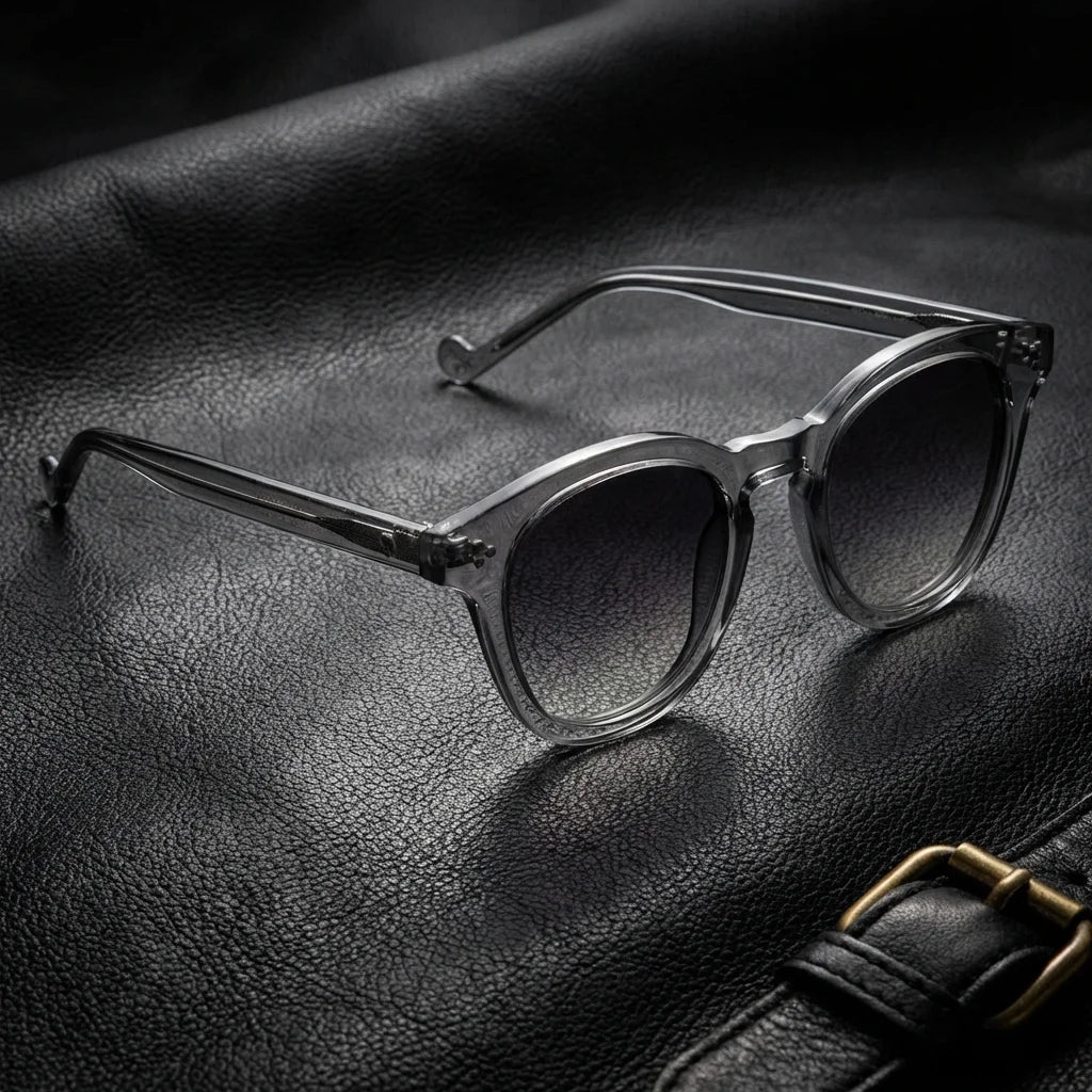 Lenga Oval Polarized Sunglasses in Bio-Acetate