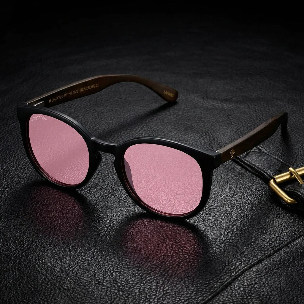 Meli Dark Round Polarized Sunglasses