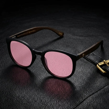 Meli Dark Round Polarized Sunglasses