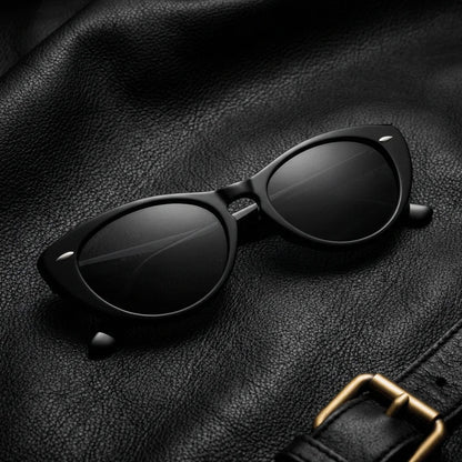 Havana Cat Eye Polarized Sunglasses in Bio-Acetate