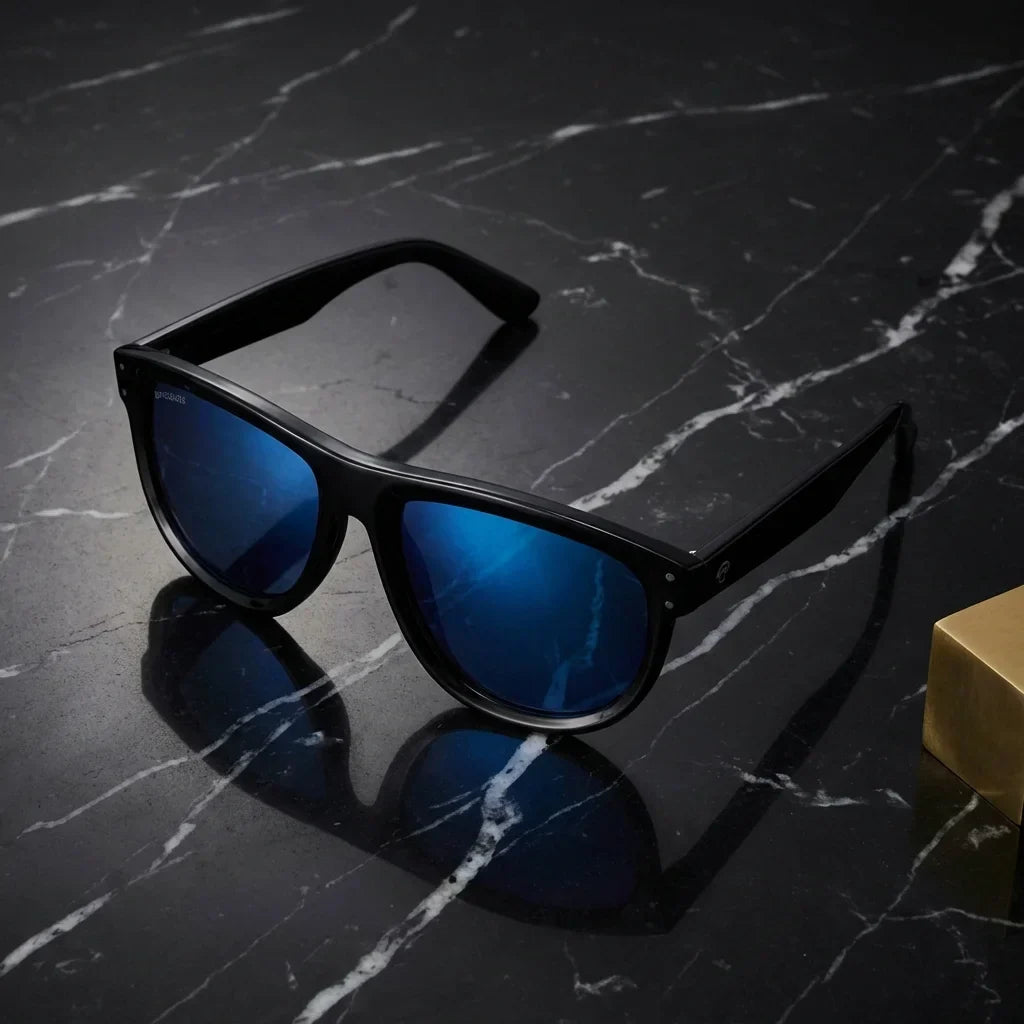 GirlFriend Reverse Wayfarer-Style Polarized Sunglasses in Bio-Acetate