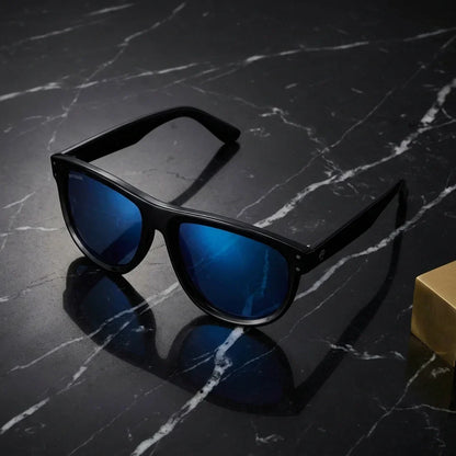 GirlFriend Reverse Wayfarer-Style Polarized Sunglasses in Bio-Acetate