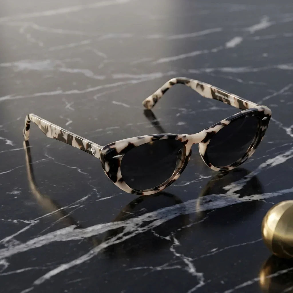 Havana cat eye sunglasses with polarized lenses, bio-acetate frame · ReFramed, photo 7 of 30